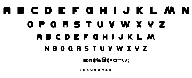 Kickflip BRK font