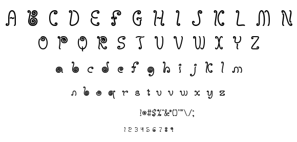 Licorice Strings font