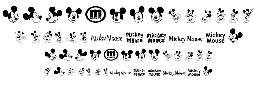 Mickey M TFB font