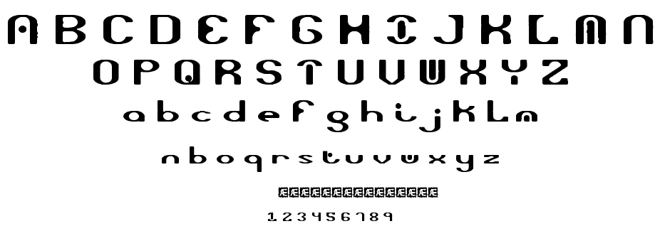 Opiated BRK font