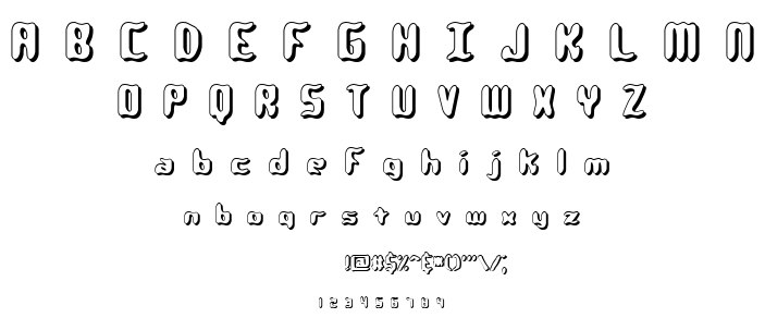 Qlumpy BRK font