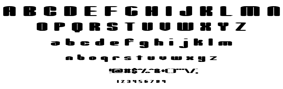 Spacious BRK font