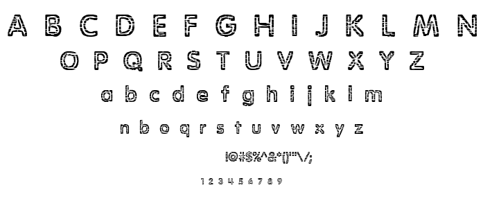 Stagnation BRK font