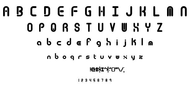 Techno Overload font