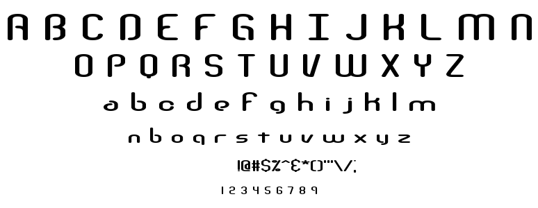 Telephasic BRK font