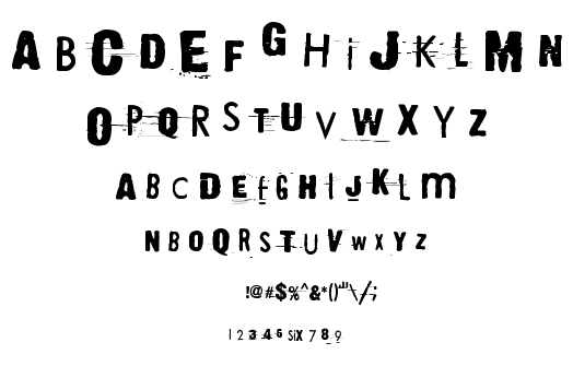 They’re coming to take me away font