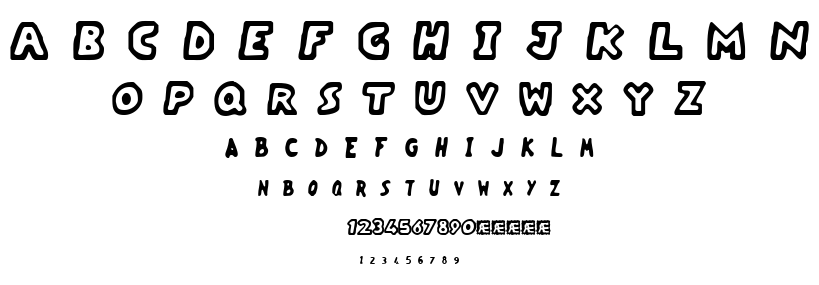 Vacant Capz BRK font