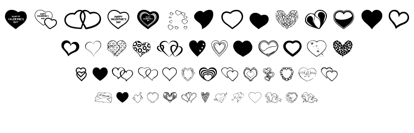 Vanlentines Day TFB font