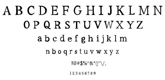 Workaholic!! font