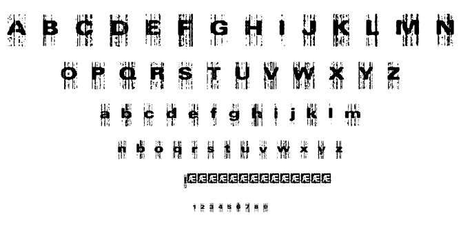 Xerox Malfunction font