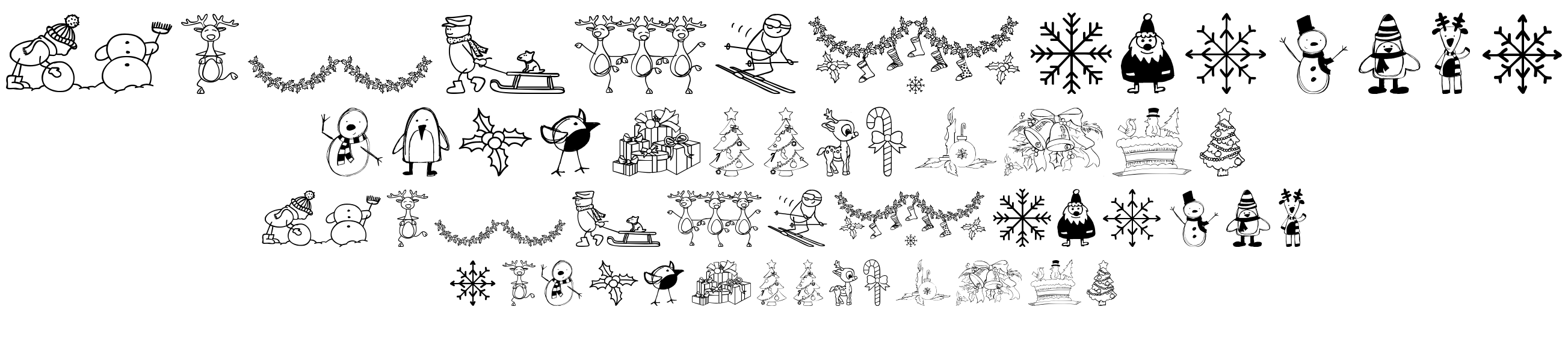 Xmas Cartoon font