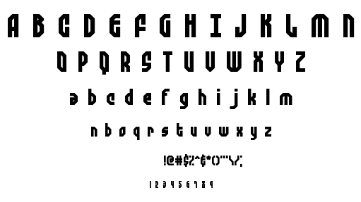 Zephyrean BRK font