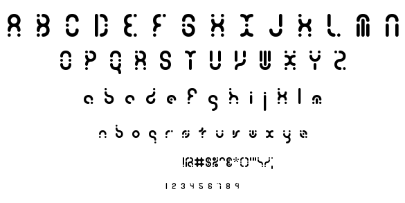 Zoetrope font