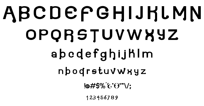 Atomium font