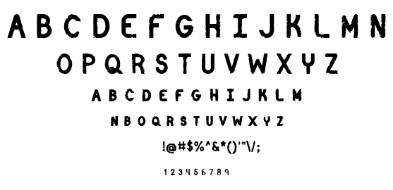 Catenary Stamp font