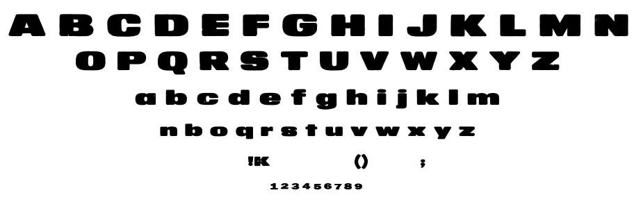 MKaputt Expanded font