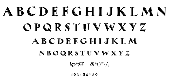 Maximilian Antiqua font