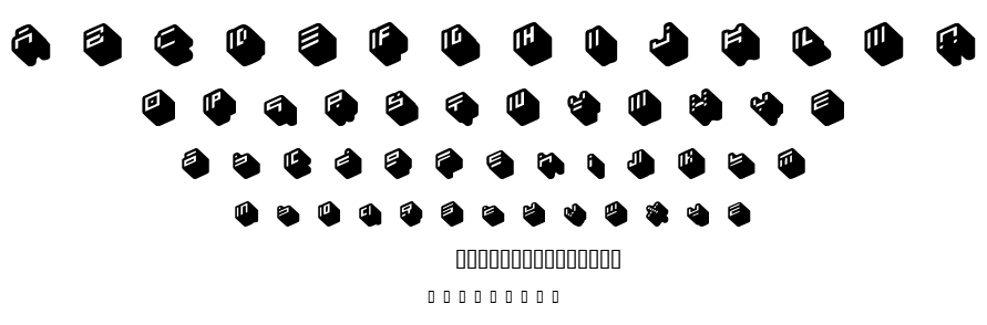 Nippon Blocks font