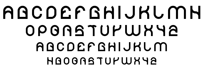 plastic font