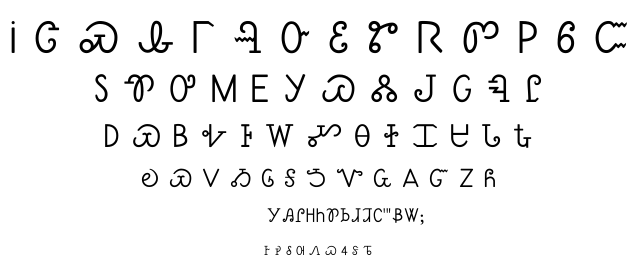 Sequoyah font