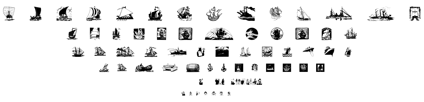 ShipsNBoats font