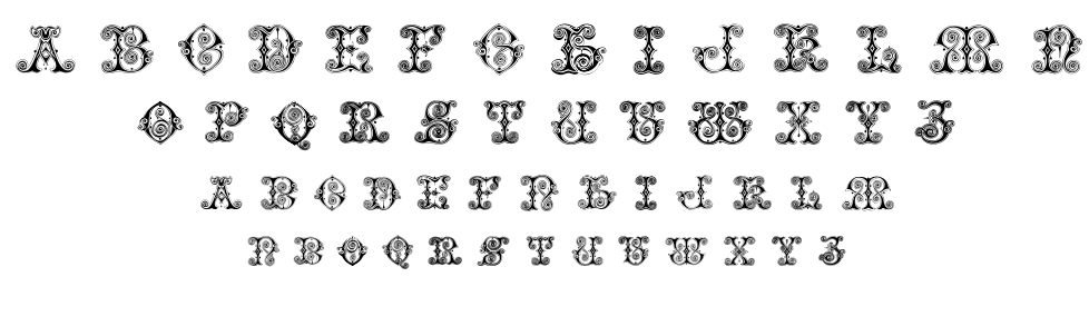 Vaticanian Initials font