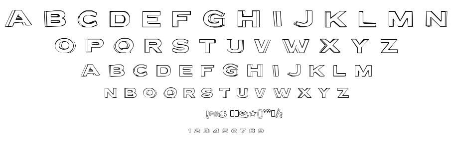 Letter Set font