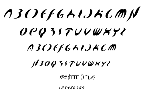 Map Of You font