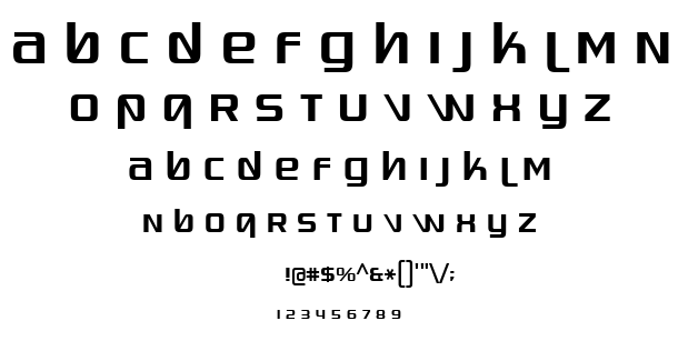 Quadaptor font