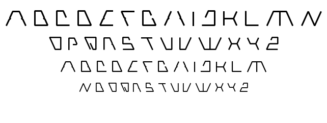 robotic font