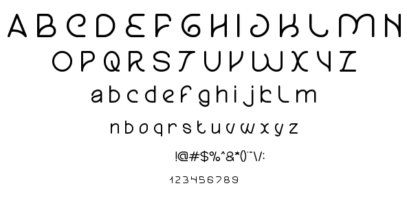 trees of happiness font