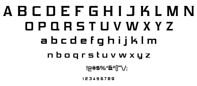 Vibrocentric font