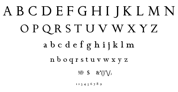 Chanticleer Roman font