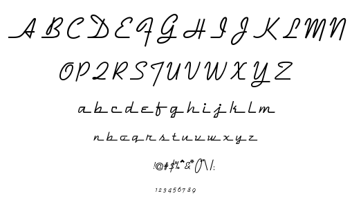 Dymaxion Script font