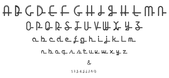 Lost Wages font