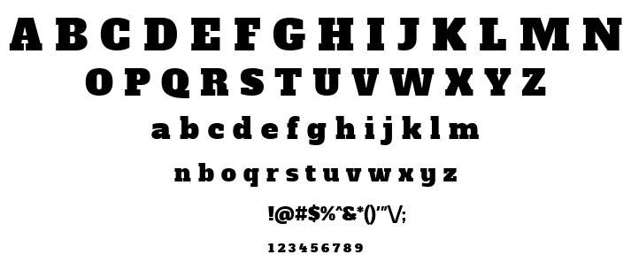 Alfa Slab One font