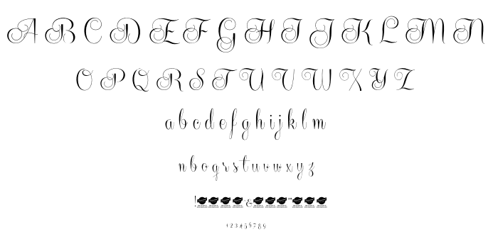 Centeria Script font