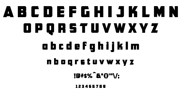 CFB1 American Patriot font