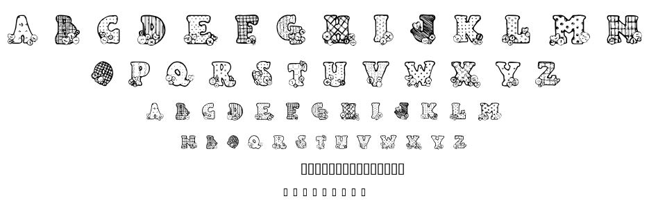 Country Button font