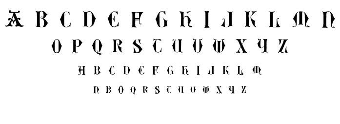 Easy Lombardic Two font