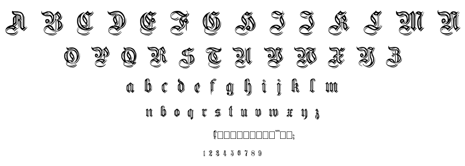 Germanica Family font