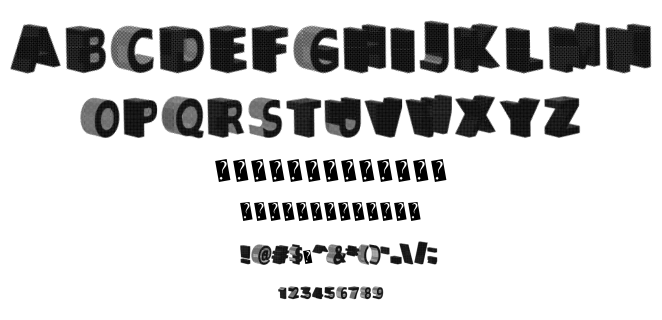 GREATER SHADOW font