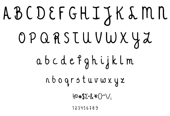 KG A Thousand Years font