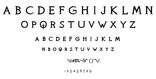 Knight’s Quest font