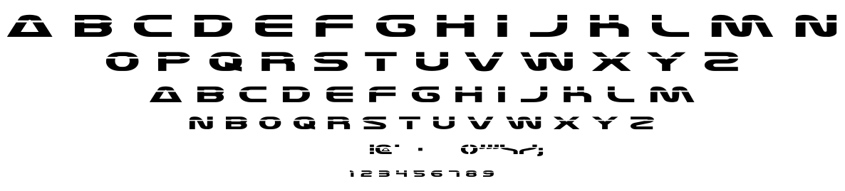 Laserian font