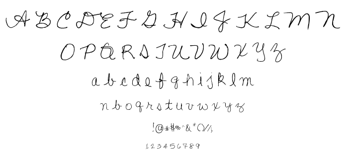 Lisa’s First Class font