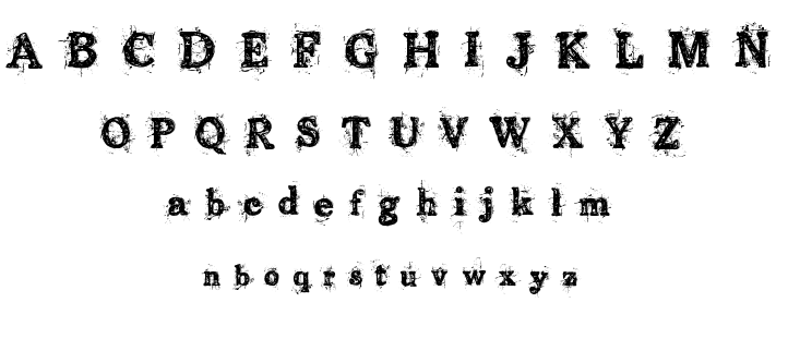 Old Printing Press font
