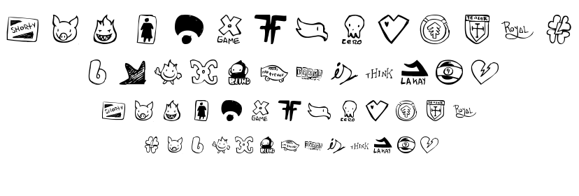 Parody Logoskate font
