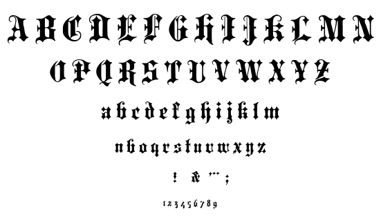 Portcullion font