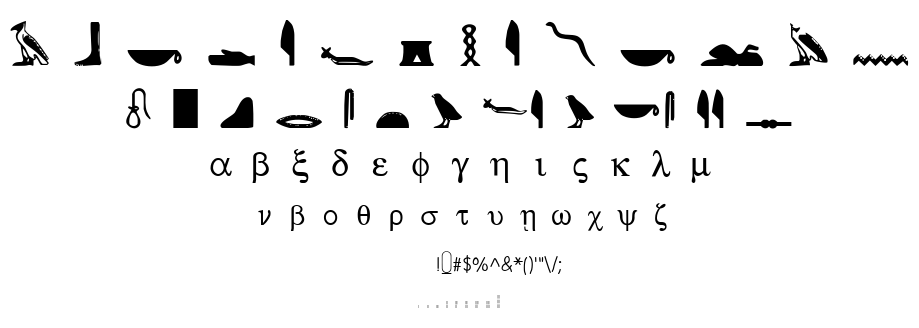 Rosetta Stone font